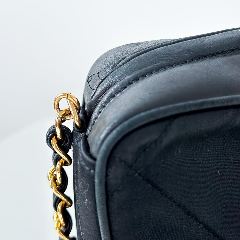 Chanel Black Satin Tassel Bag - Picture 7 of 14